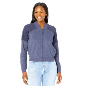 Columbia Lodge Blue French Terry Full Zip Fleece Jacket, Women’s Size X-Small.